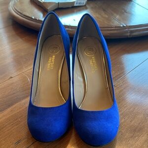 Mootsies Tootsies Royal Blue Heels